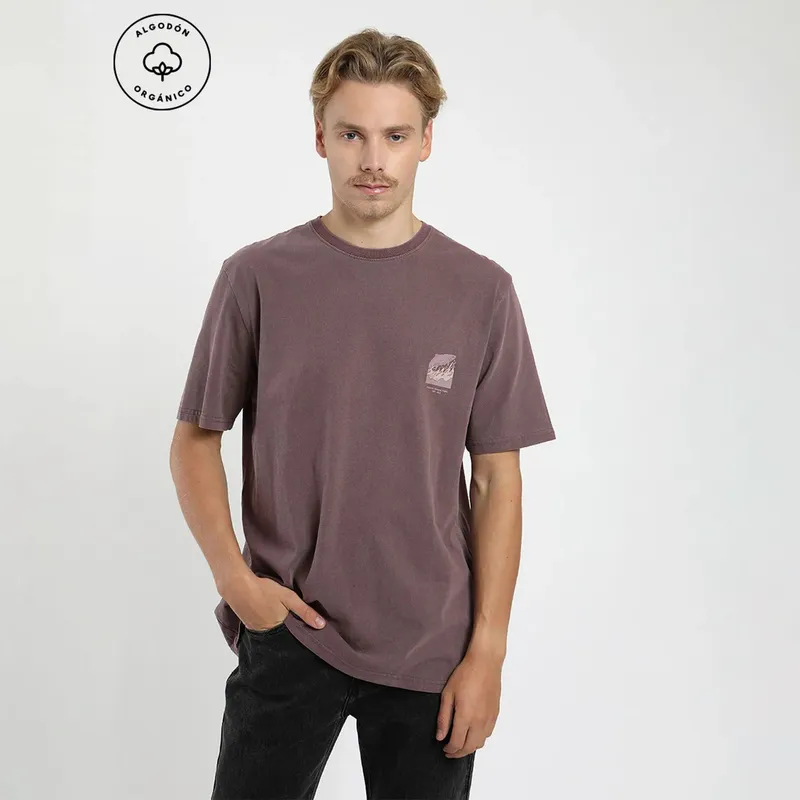FROENS - Polera Manga Corta Pesca Algodón Orgánico Hombre Froens
