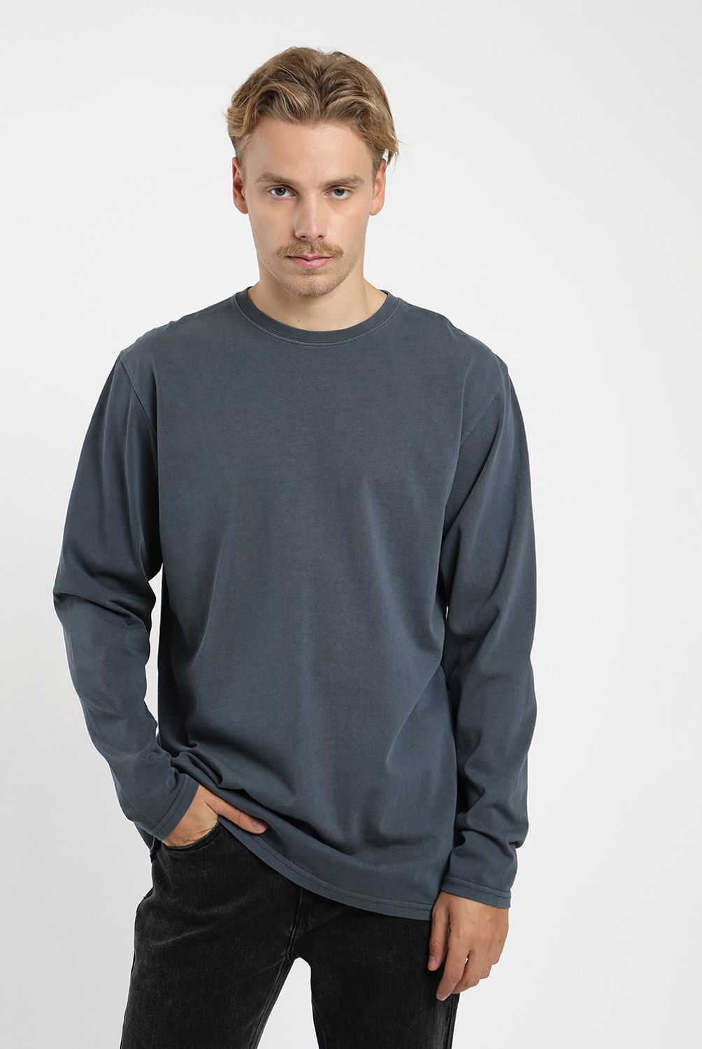 FROENS - Polera Manga Larga Heavy Weight Plain Hombre Froens