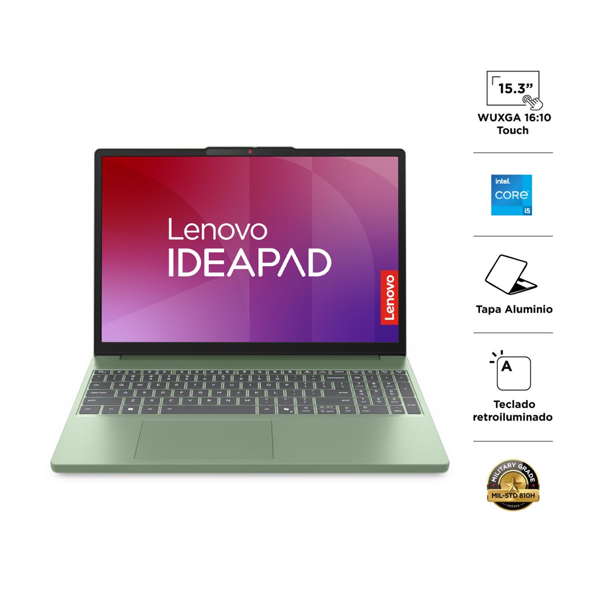 LENOVO - Notebook Ideapad Slim 3 Gen 10 Táctil Intel Core i5-13420H 8GB RAM 512GB SSD 15,3 WUXGA Lenovo