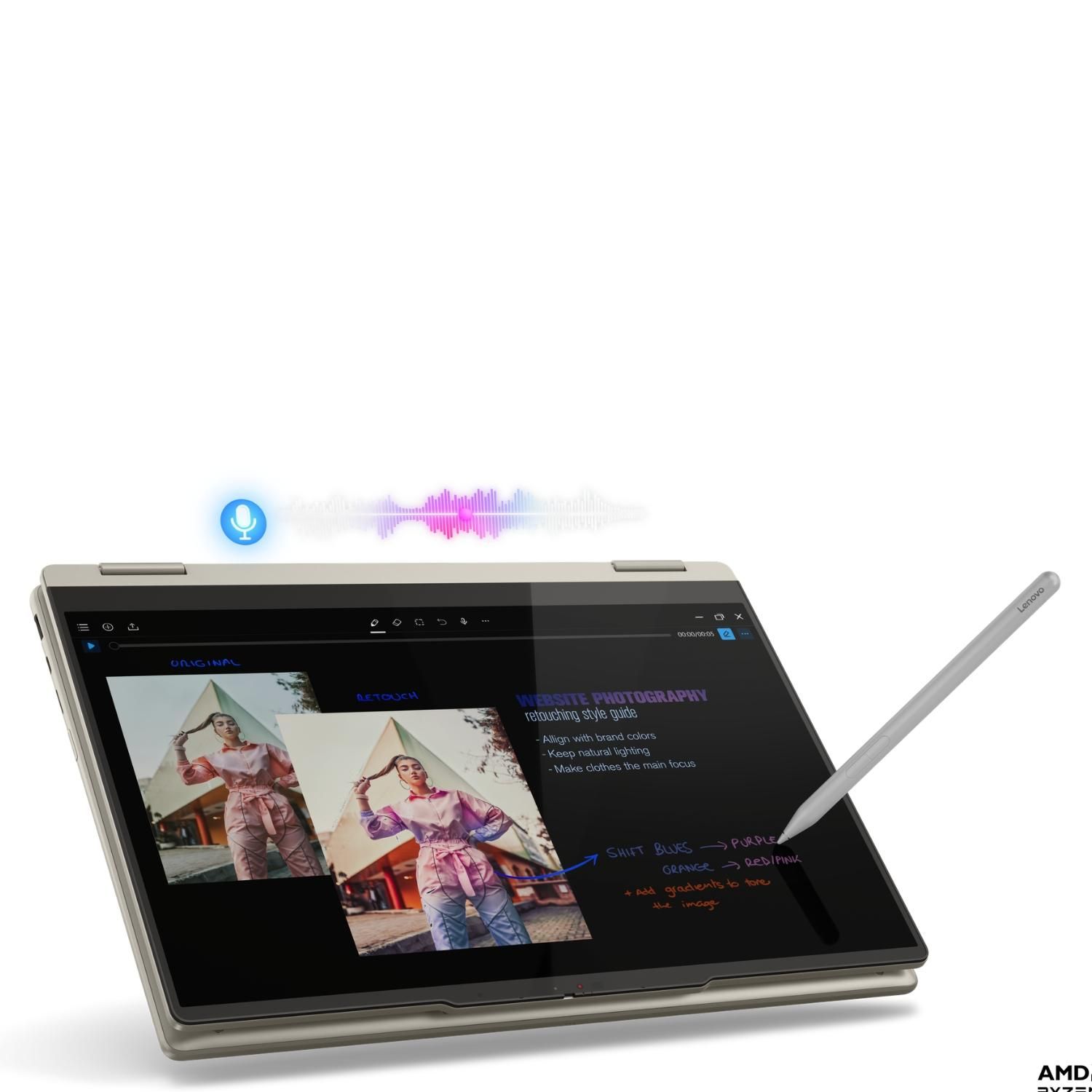 LENOVO Notebook Yoga 7 2en1 AMD Ryzen 7 AI 350 24GB RAM 1TB SSD 14