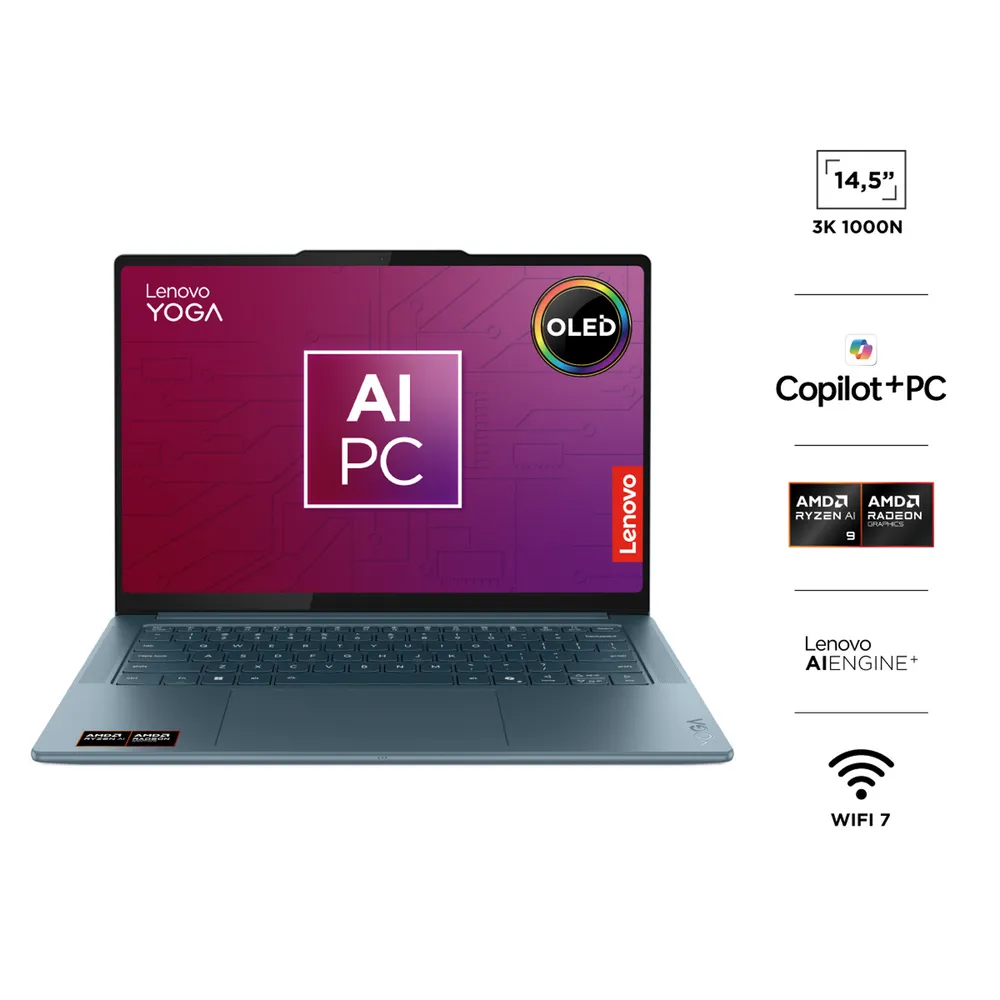 Lenovo Yoga Pro 7 83LX000JCL AMD Ryzen AI 9 365 32GB 1TB 14.5" OLED, foto 3