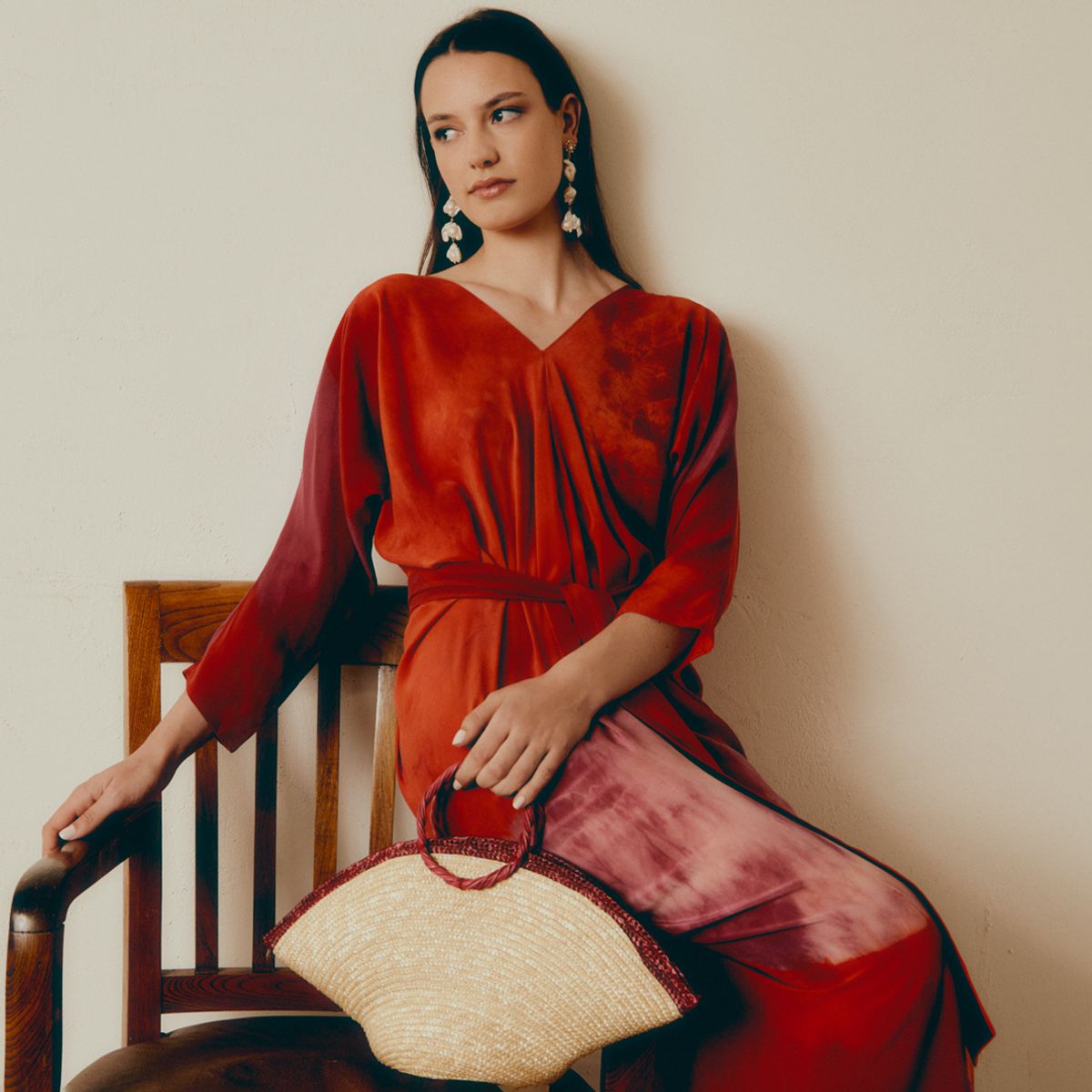 ZAHATI - Bolso Mimbre Mujer Zahati