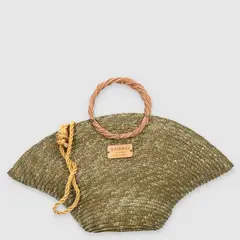 ZAHATI - Bolso Mimbre Mujer
