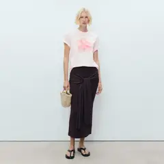 MANGO - Polera Estampado Floral Mujer