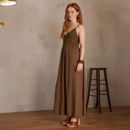 MAISON 123 - Vestido 100% Algodón Mujer