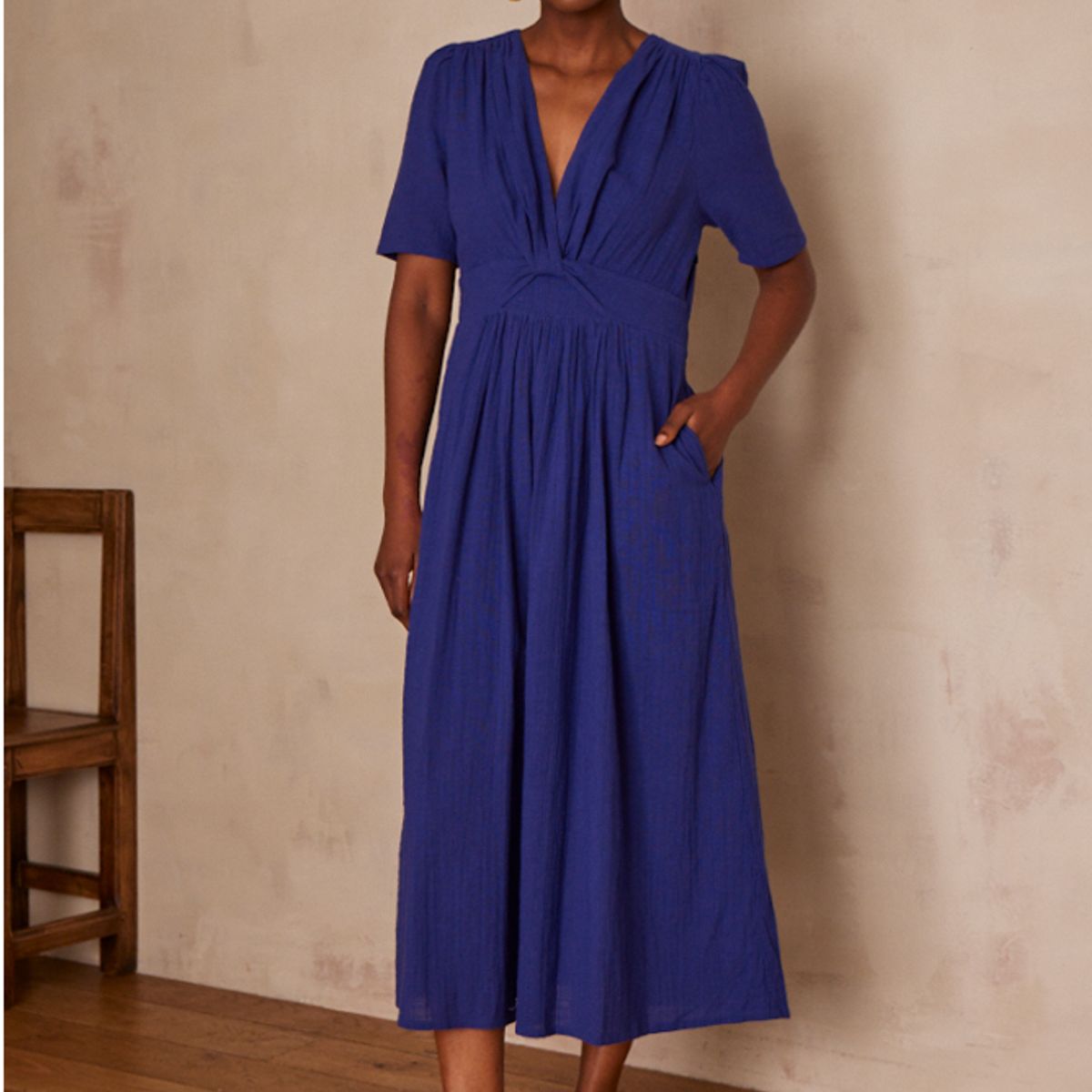 MAISON 123 - Vestido 100% Algodón Mujer Maison 123