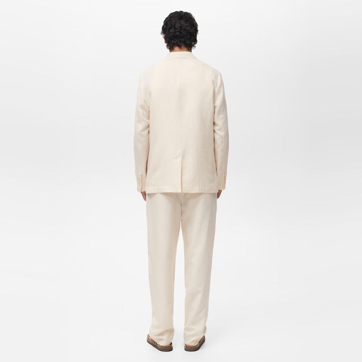 MANGO MAN - Blazer Rustic Regular Fit Lyocell Lino Hombre Mango Man