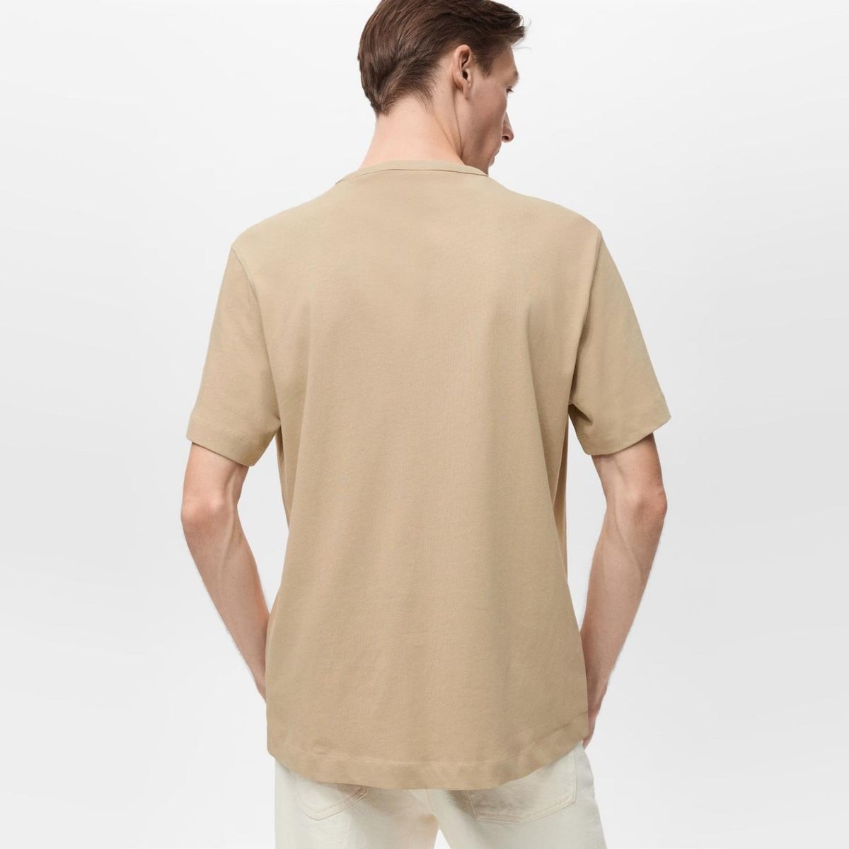 MANGO MAN - Polera MVPBE 100% Algodón Hombre Mango Man