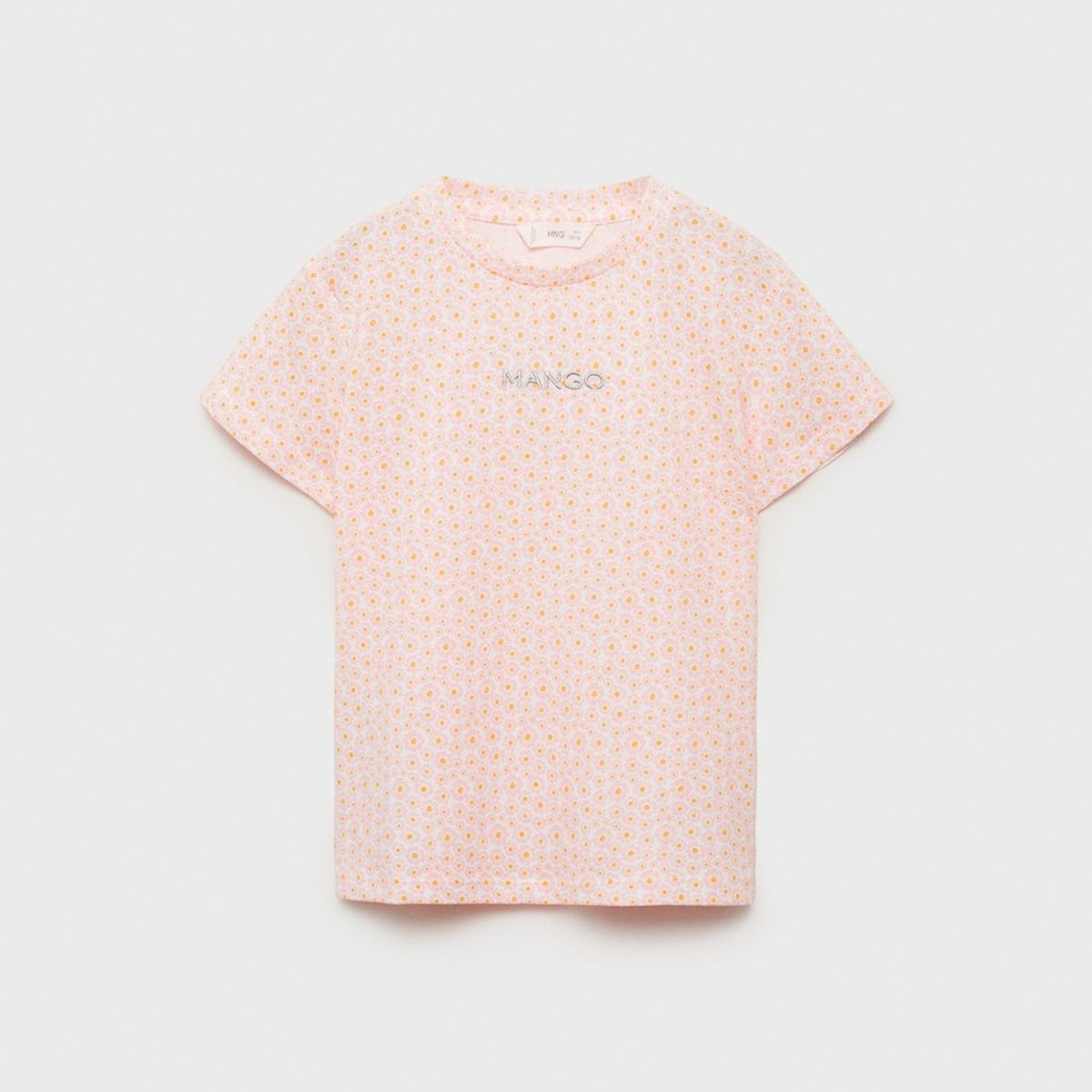 MANGO KIDS - Polera Estampada Detalle Bordado Niña Mango Kids
