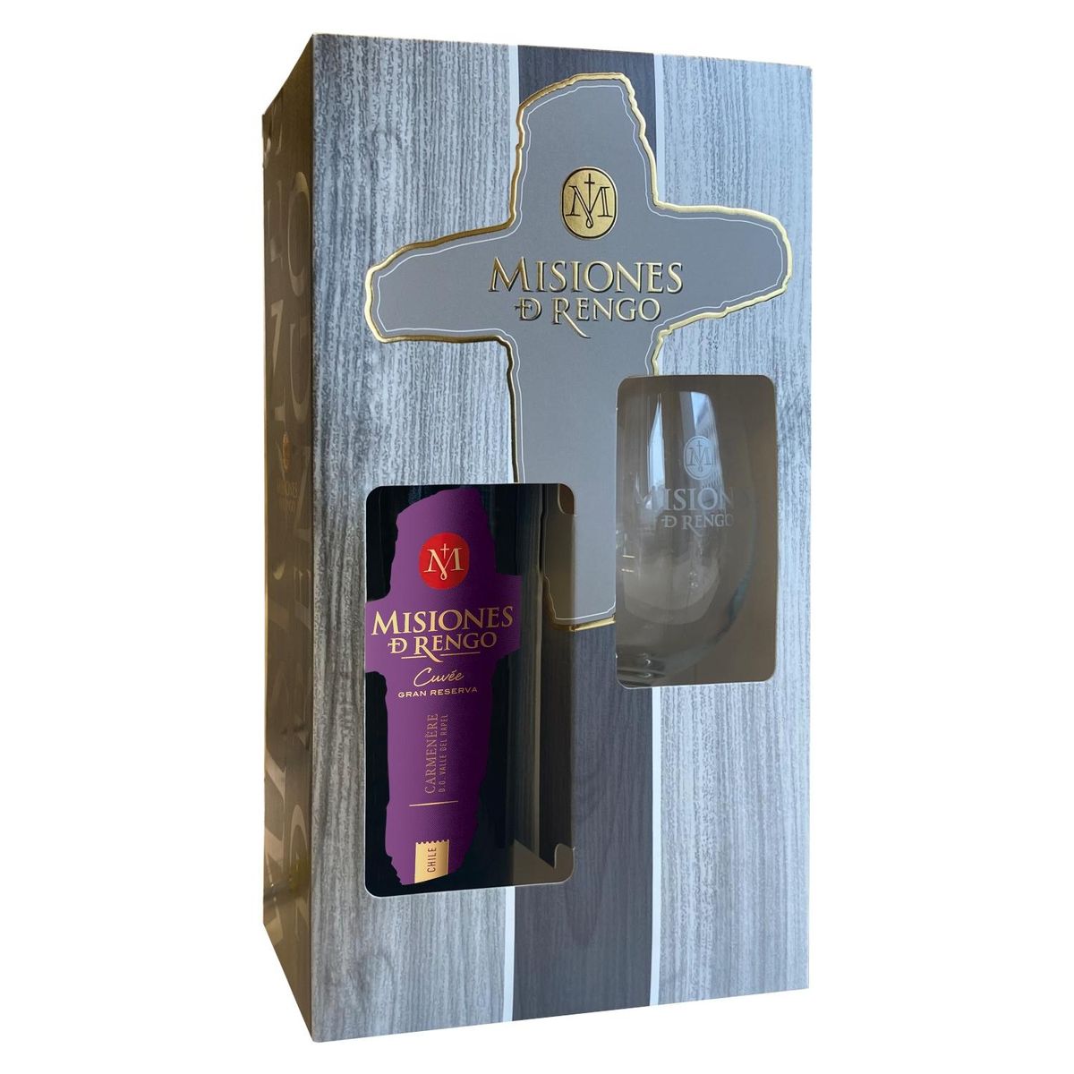 MISIONES DE RENGO - Pack Misiones De Rengo Cuvee Carmenere + Copa Misiones De Rengo