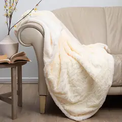 DORAL - Manta Plush Sherpa Beige