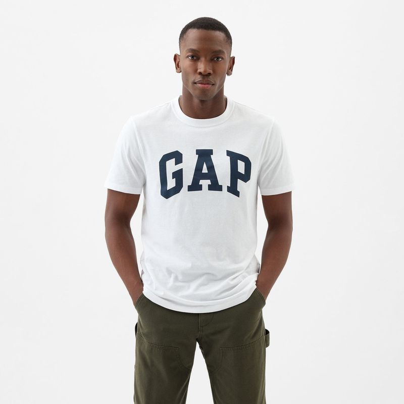 GAP - Polera Manga Corta Everyday Soft Basic Logo Hombre Gap