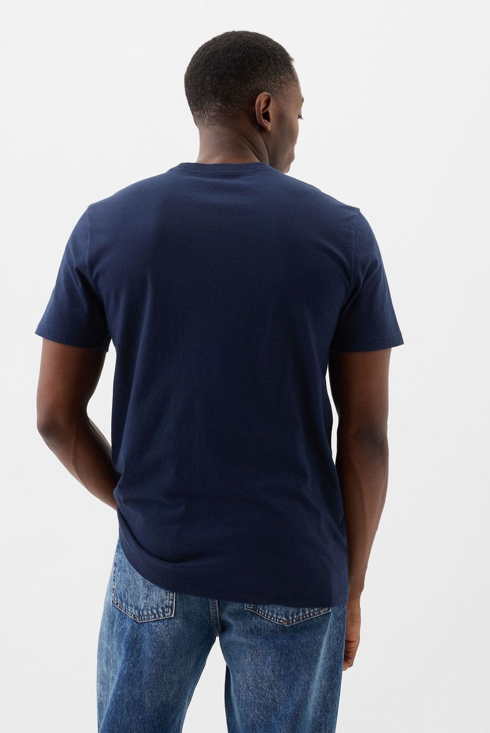 GAP - Polera Manga Corta Everyday Soft Basic Logo Hombre Gap
