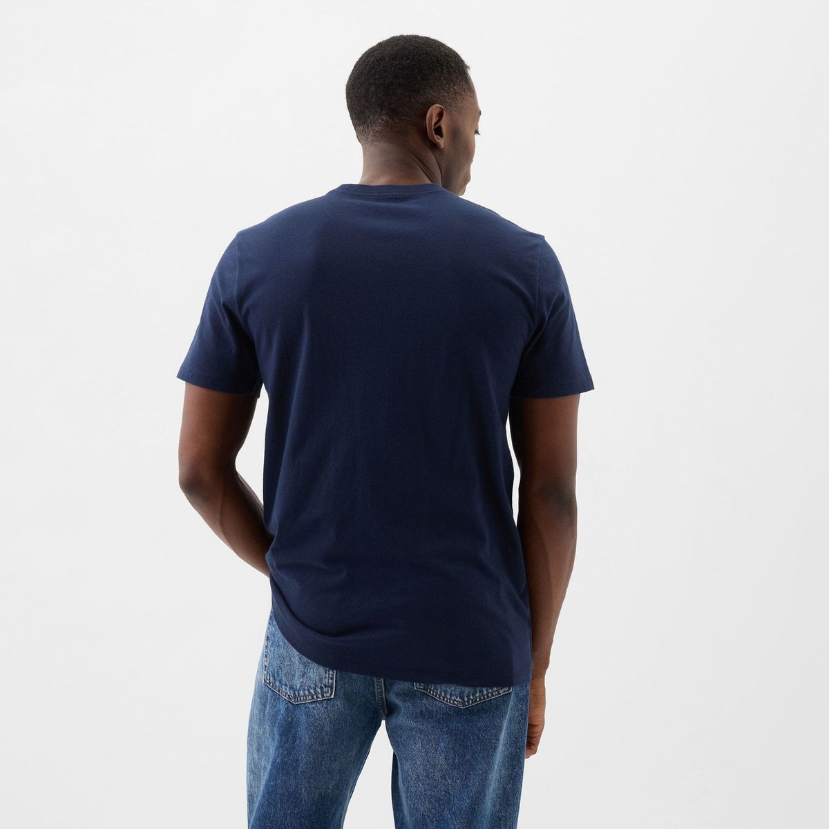 GAP - Polera Manga Corta Everyday Soft Basic Logo Hombre Gap