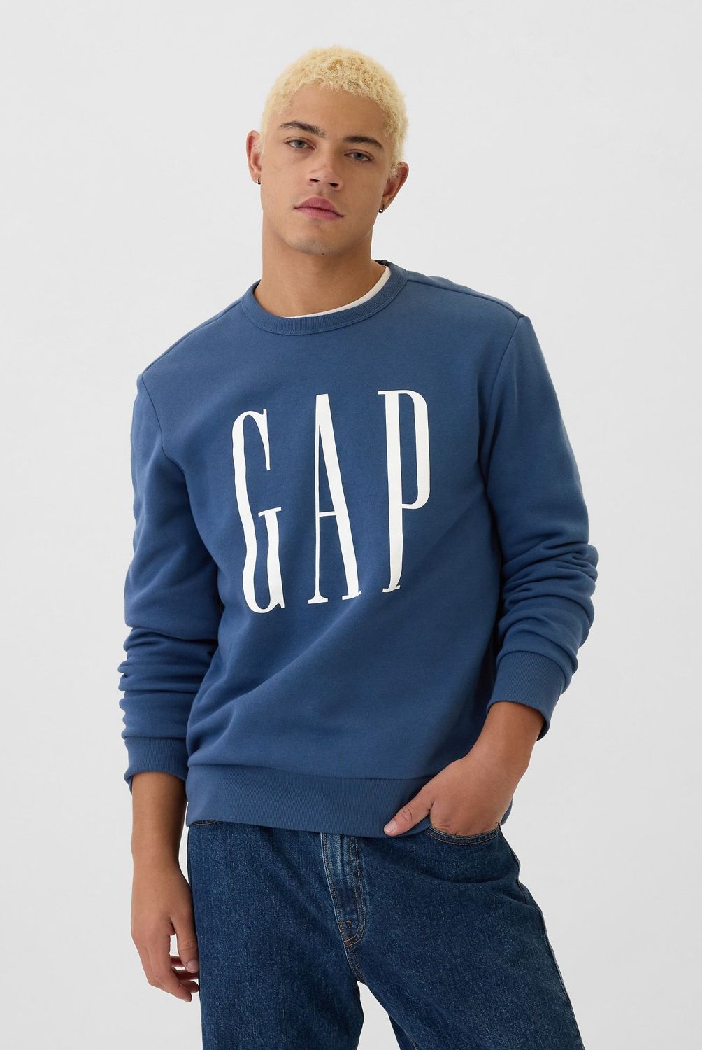 GAP - Polerón Lw Db Fleece Hombre Gap