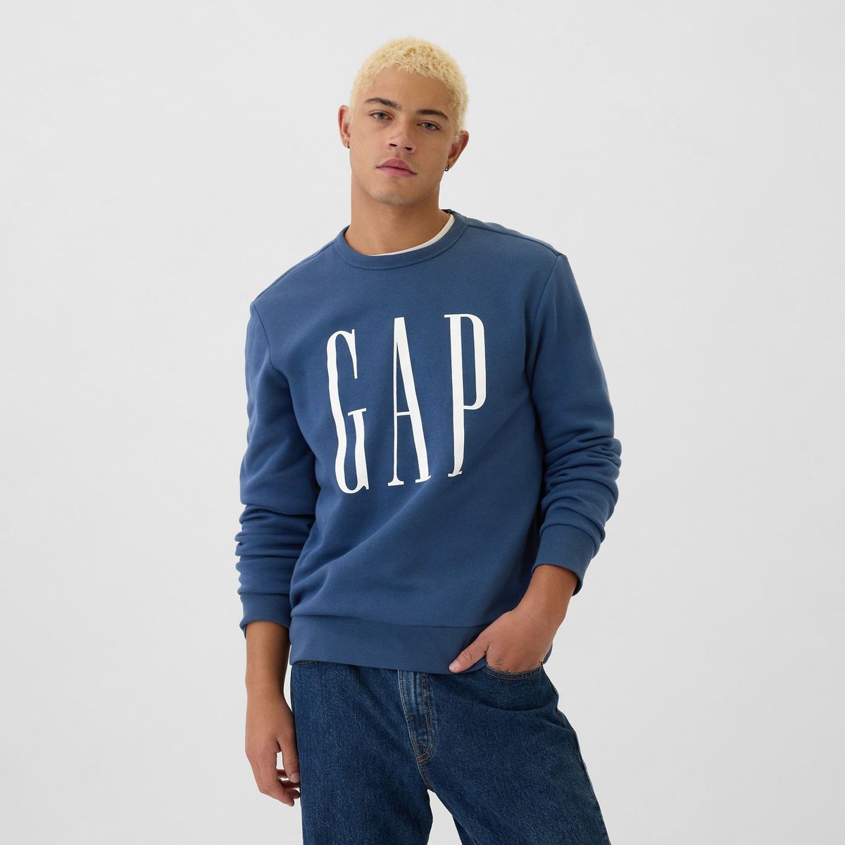 GAP - Polerón Lw Db Fleece Hombre Gap