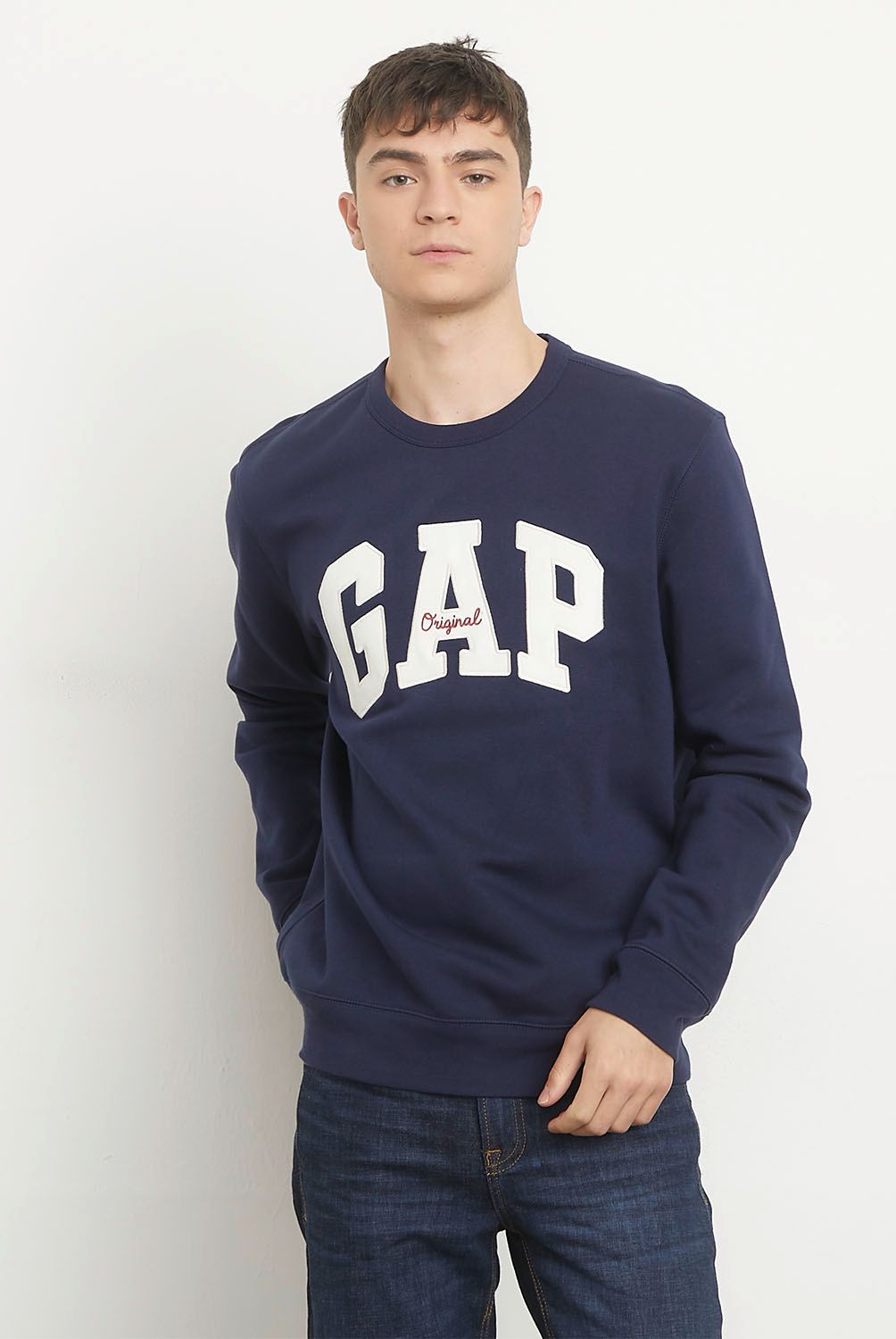 GAP - Polerón Original Arch Crew Hombre Gap
