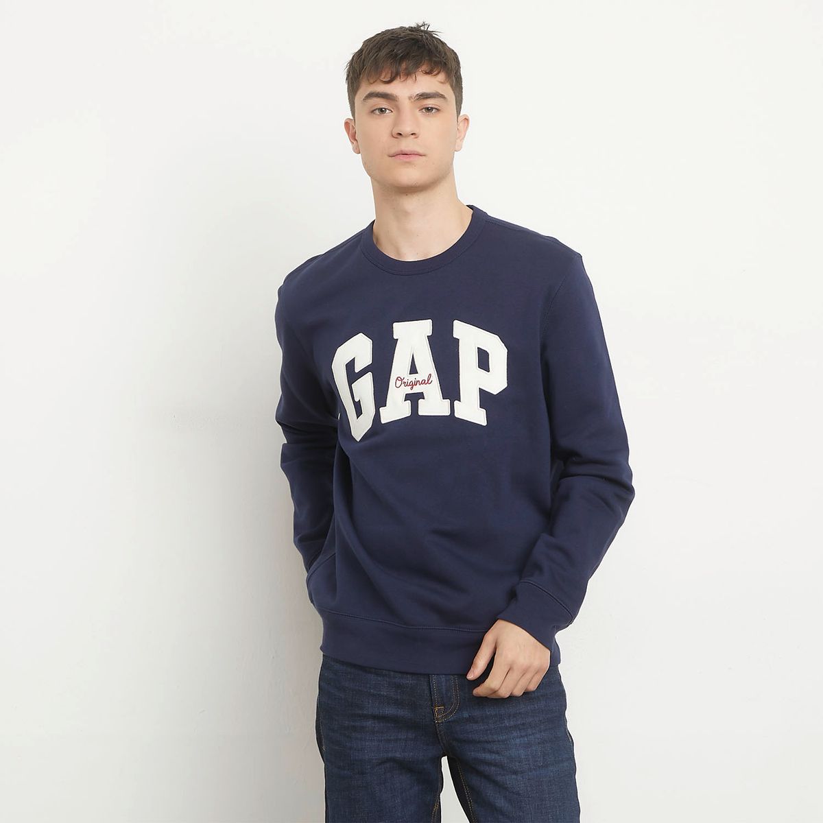 GAP - Polerón Original Arch Crew Hombre Gap