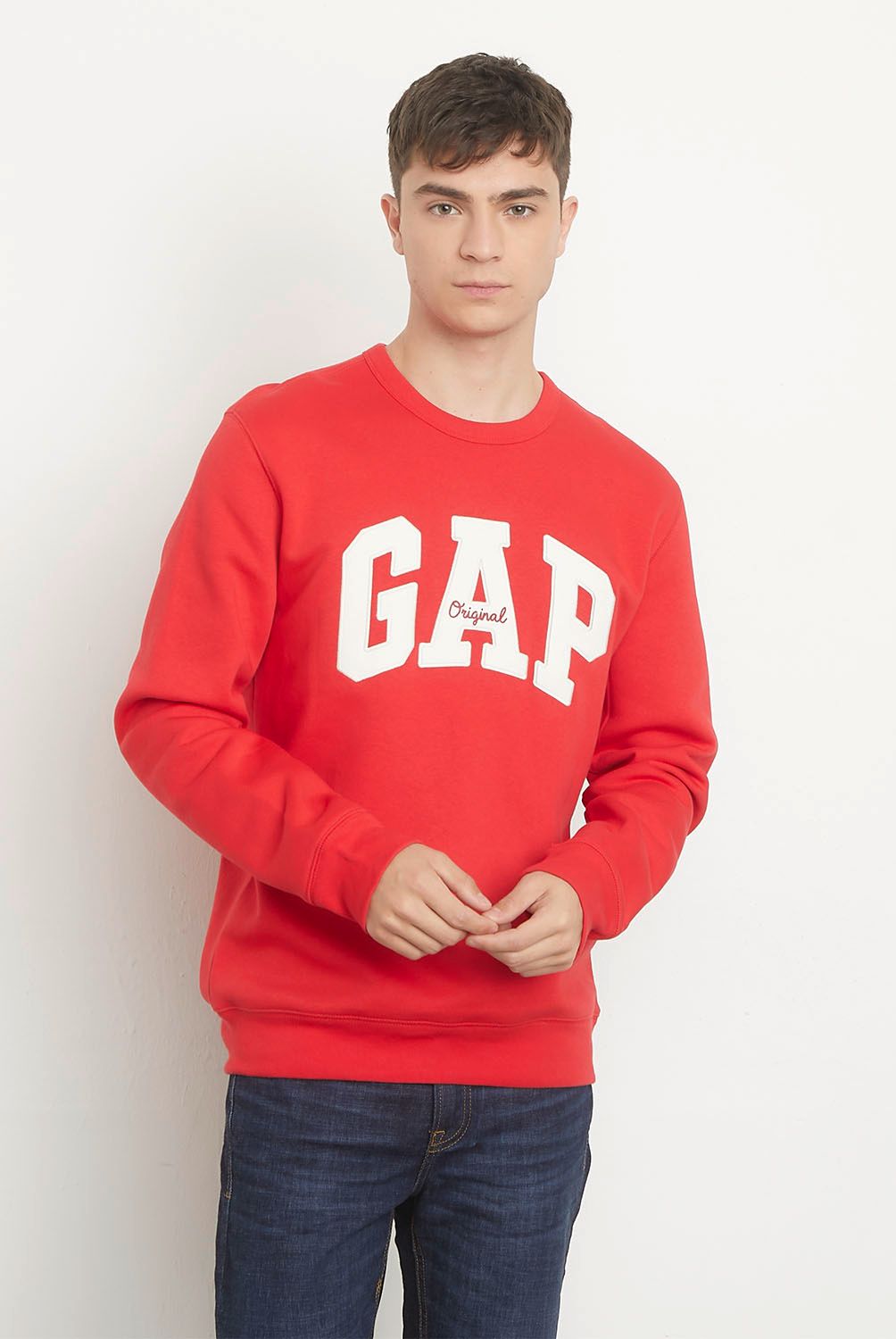 GAP - Polerón Original Arch Crew Hombre Gap