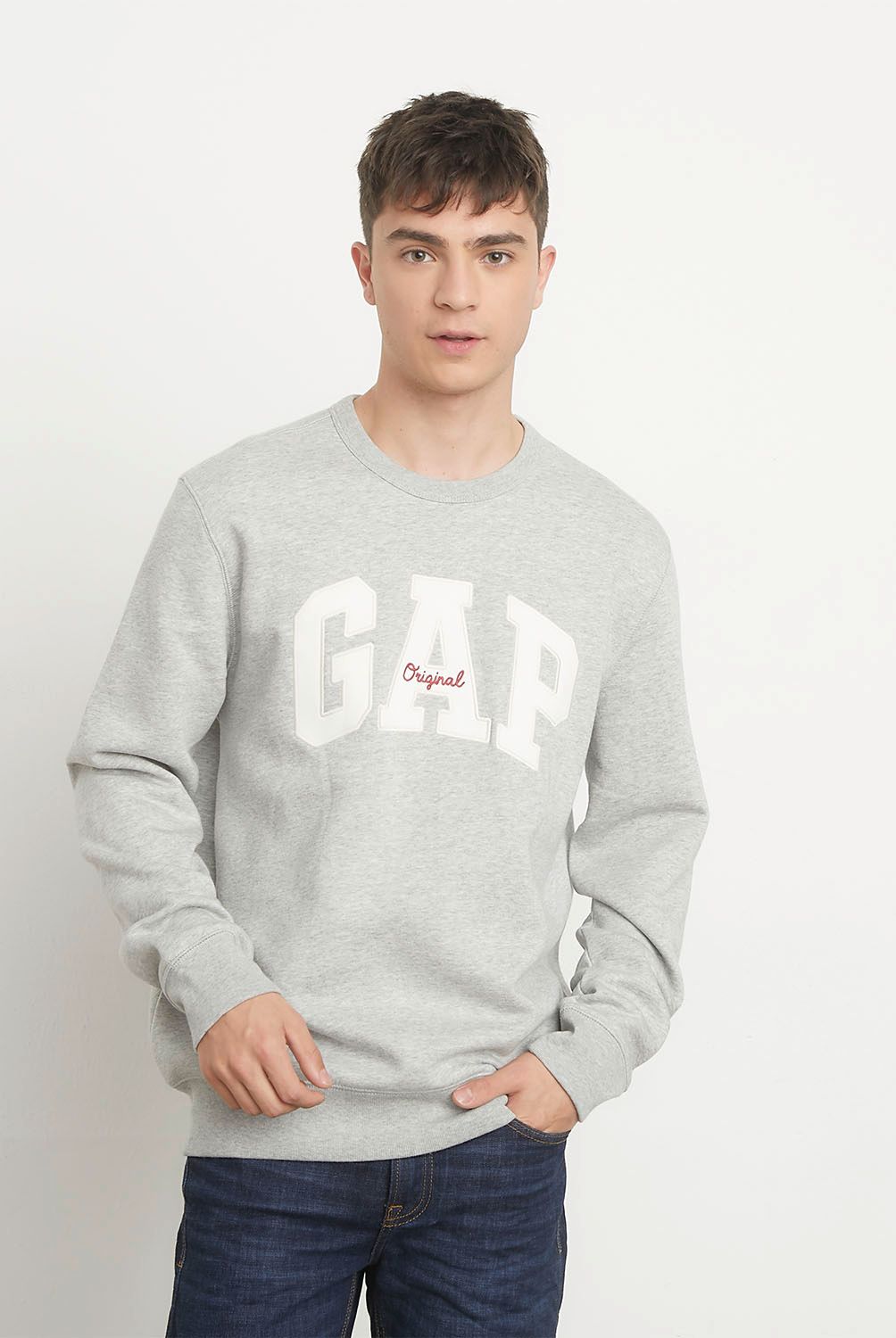 GAP - Polerón Original Arch Crew Hombre Gap