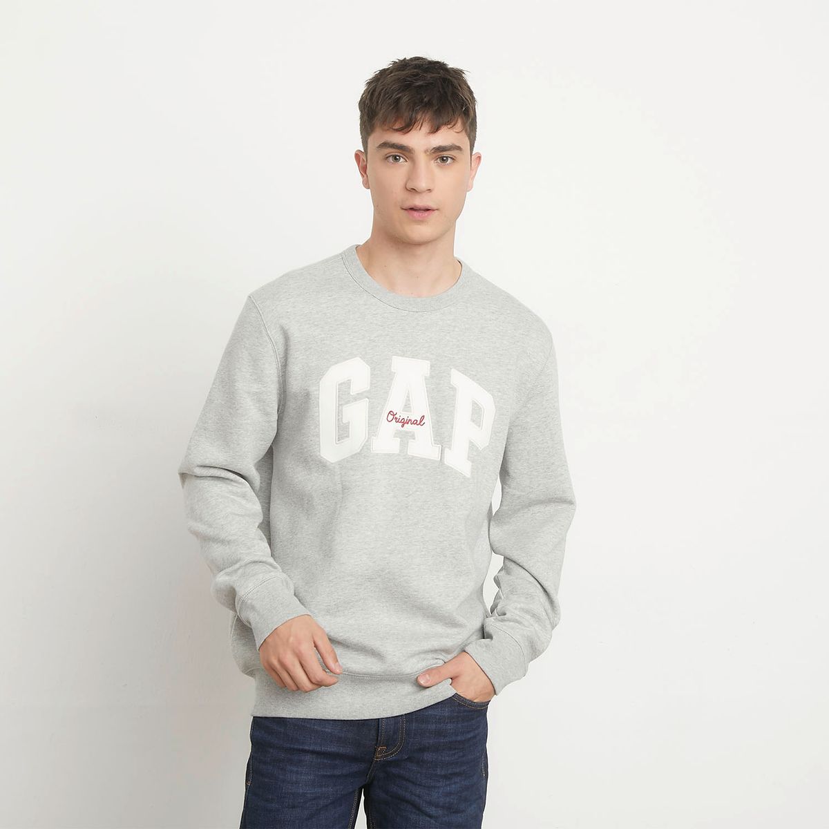 GAP - Polerón Original Arch Crew Hombre Gap