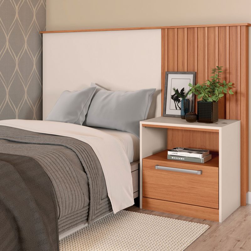 DECOCASA - Respaldo Lucila 1.7 Castaño Ow Decocasa