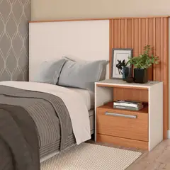 DECOCASA - Respaldo Lucila 1.7 Castaño Ow