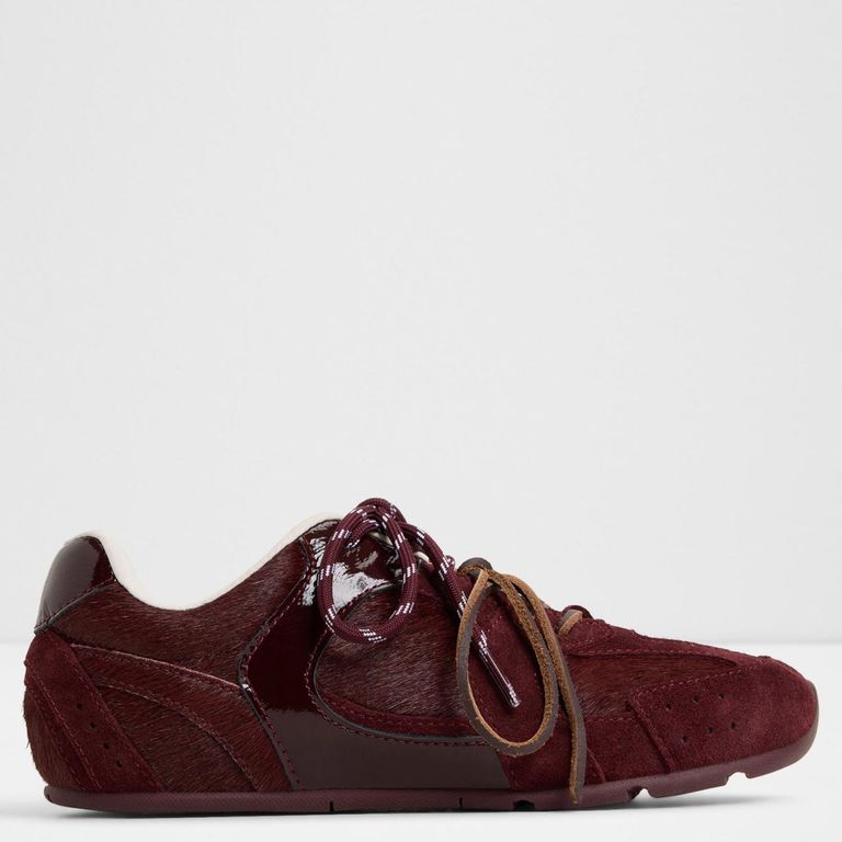 Adrelia Zapatilla Urbana Mujer Cuero Burdeo