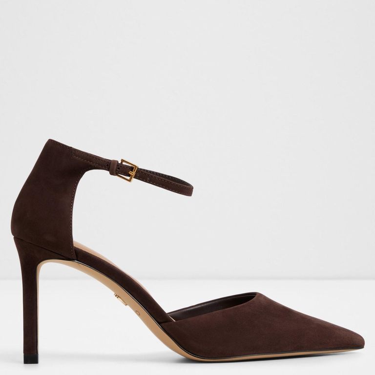 Merlo Zapato Formal Mujer Cuero Café
