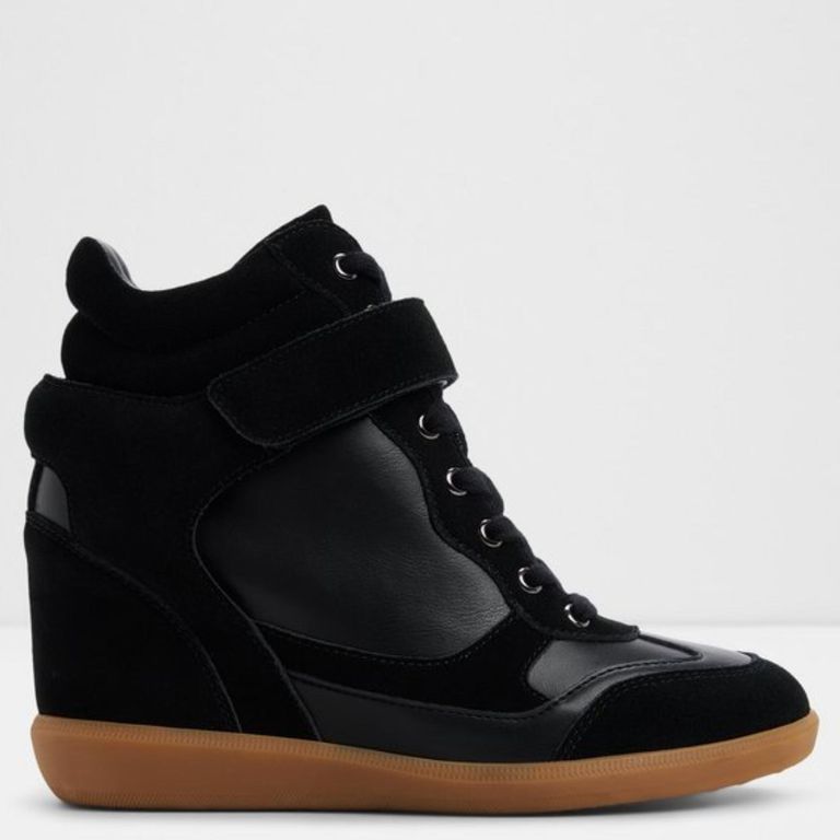 Belisse Zapatilla Urbana Mujer Cuero Negro