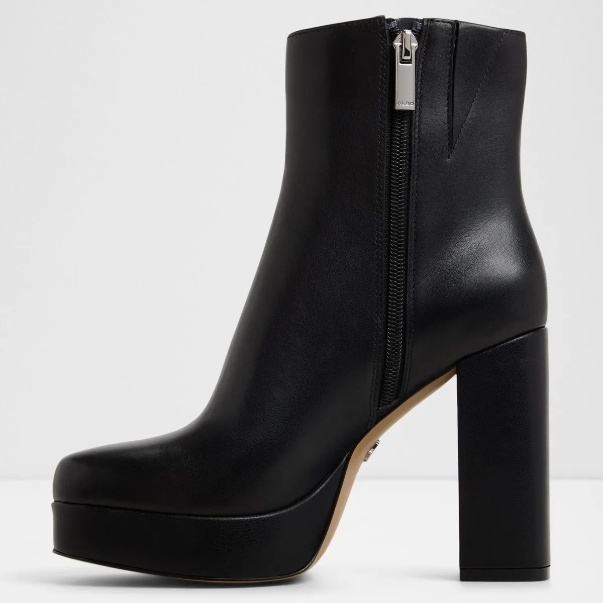 ALDO - Vaylen Botín Mujer Cuero Negro Aldo