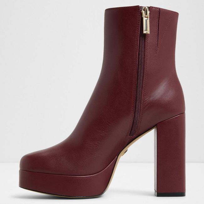 ALDO - Vaylen Botín Mujer Cuero Rojo Aldo