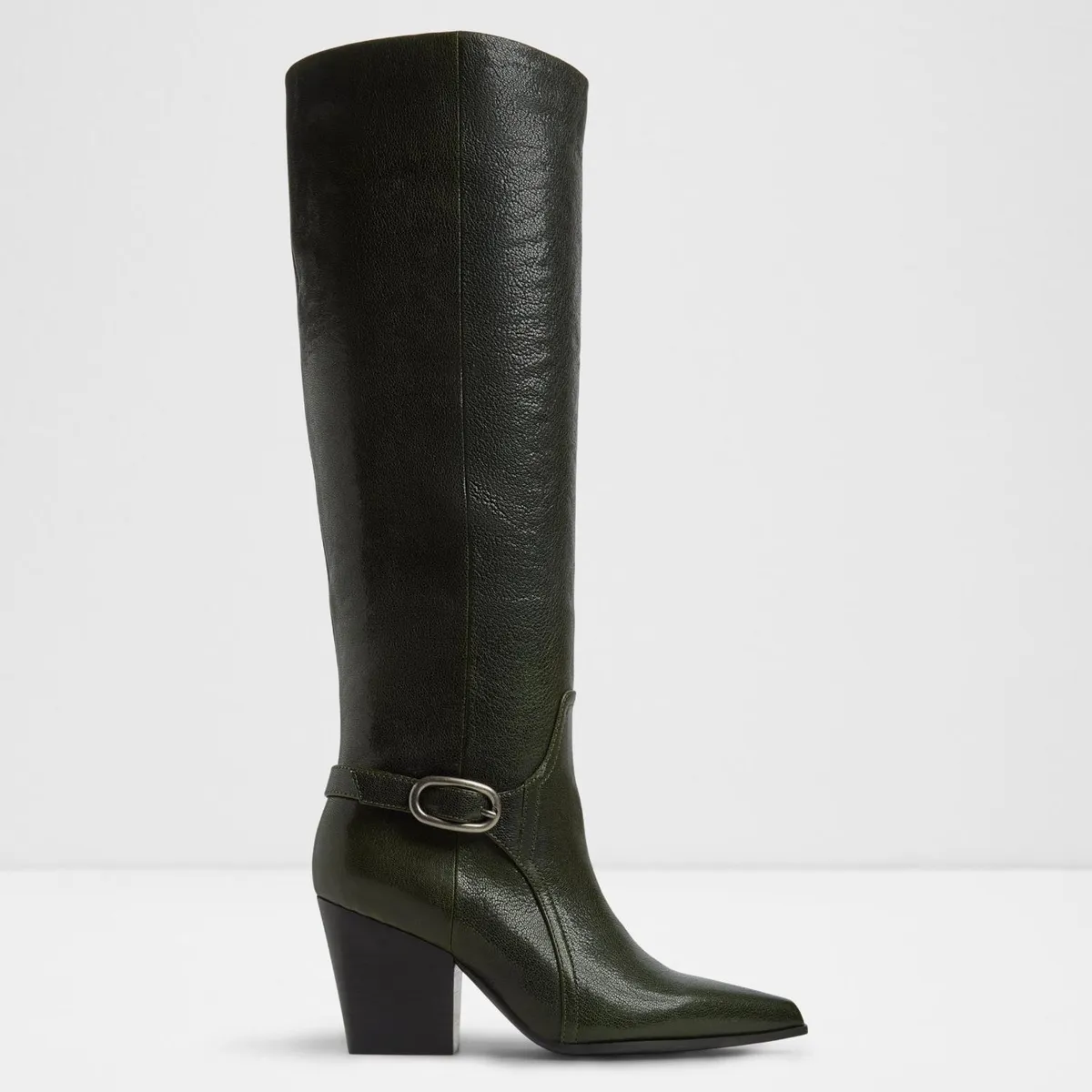 ALDO - Saddle Bota Mujer Cuero Verde Aldo