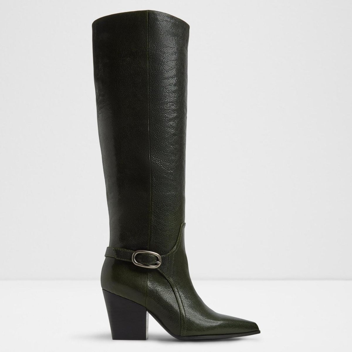 ALDO - Saddle Bota Mujer Cuero Verde Aldo
