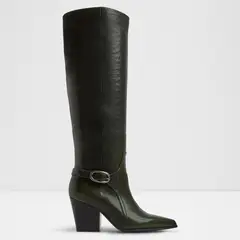 ALDO - Saddle Bota Mujer Cuero Verde