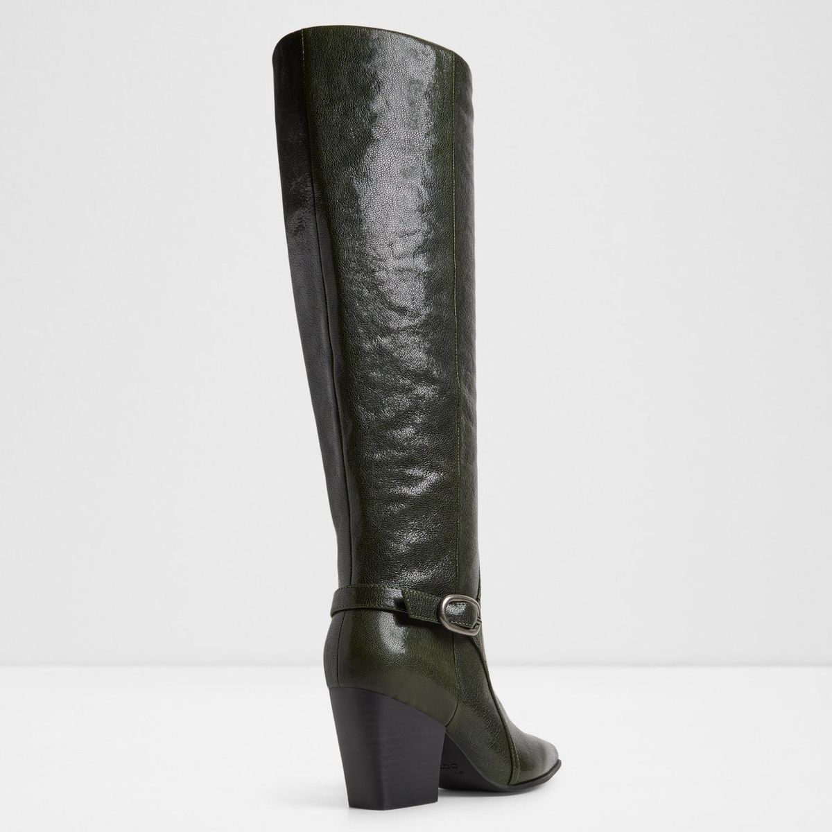ALDO - Saddle Bota Mujer Cuero Verde Aldo