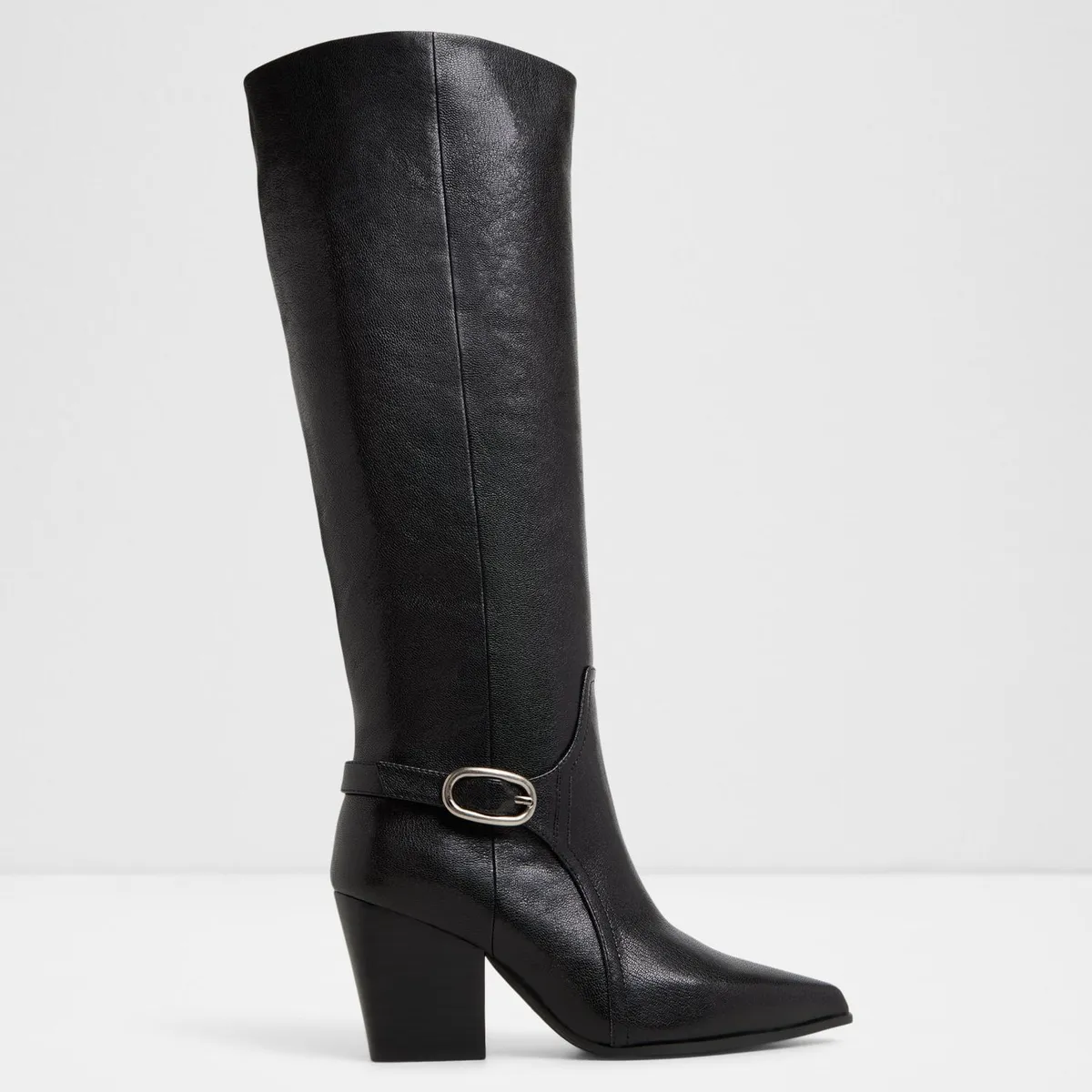 ALDO - Saddle Bota Mujer Cuero Negro Aldo