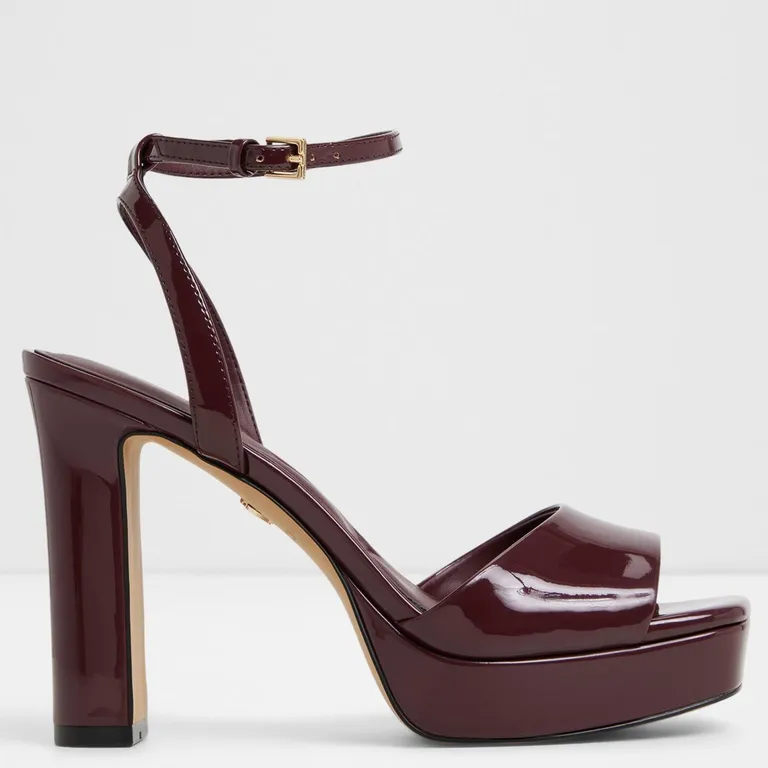 Chicgleam Sandalia Mujer Rojo