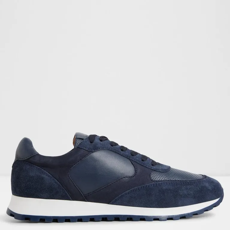 ALDO Gordo Zapatilla Urbana Hombre Cuero Azul