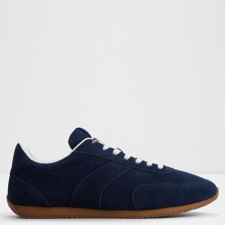 ALDO Nathaniel Zapatilla Urbana Hombre Cuero Azul