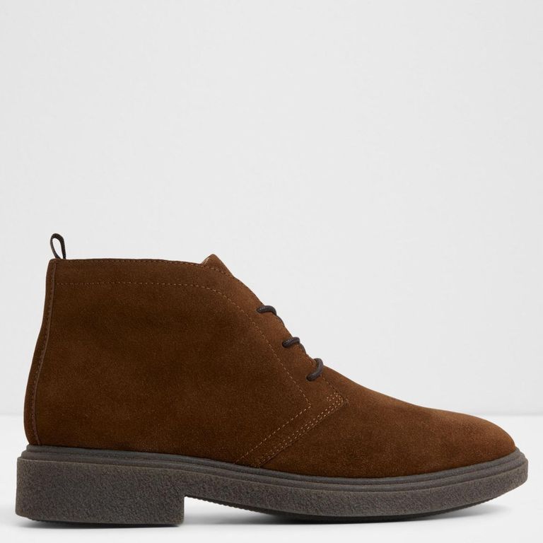Botín Casual Hombre Cuero Café