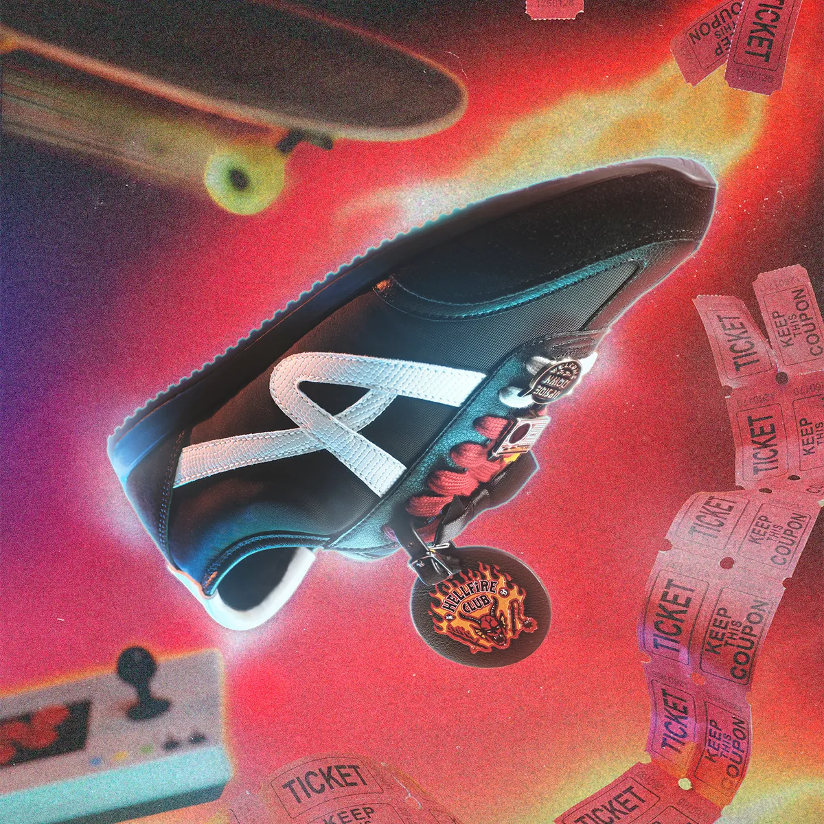 ALDO - Hellfirelives Zapatilla Urbana Mujer Stranger Things x Aldo