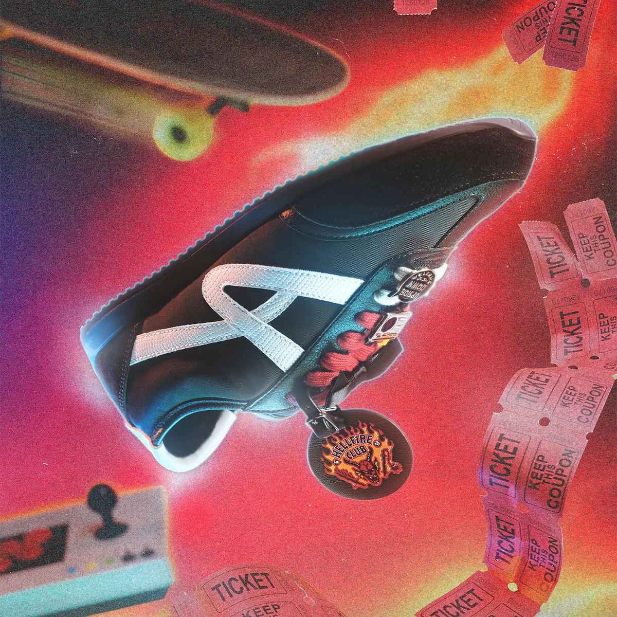 ALDO - Hellfirelives Zapatilla Urbana Mujer Stranger Things x Aldo