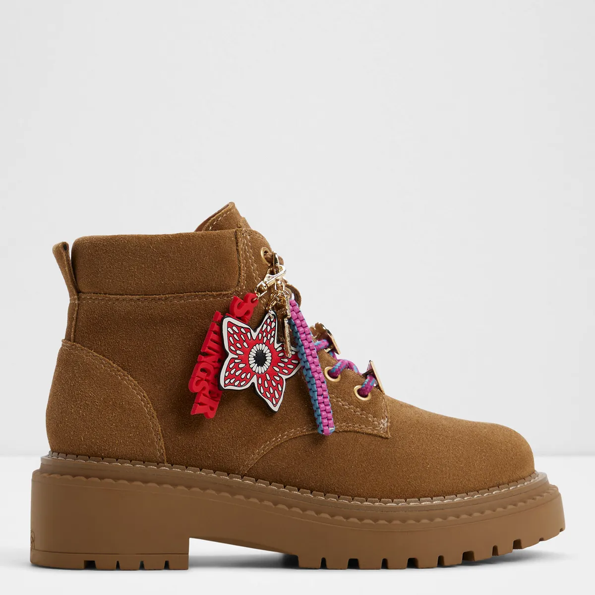 ALDO - Therift Botín Mujer Cuero Café Stranger Things x Aldo