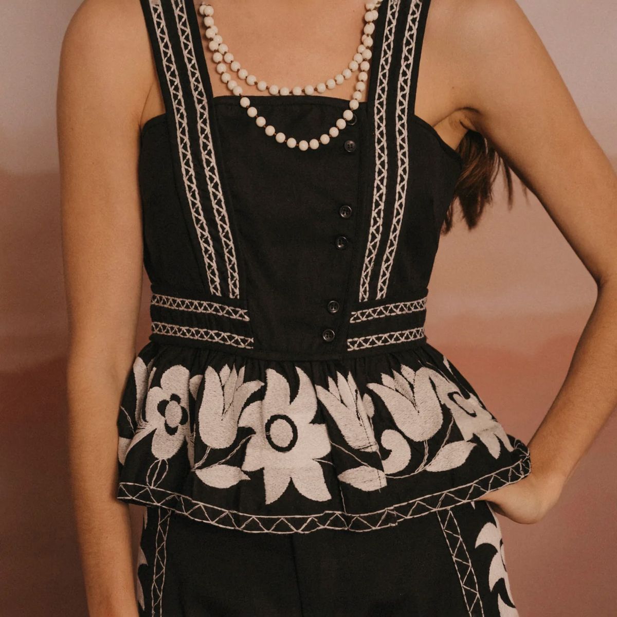 CHERUBINA - Top 100% Algodón Mujer Cherubina