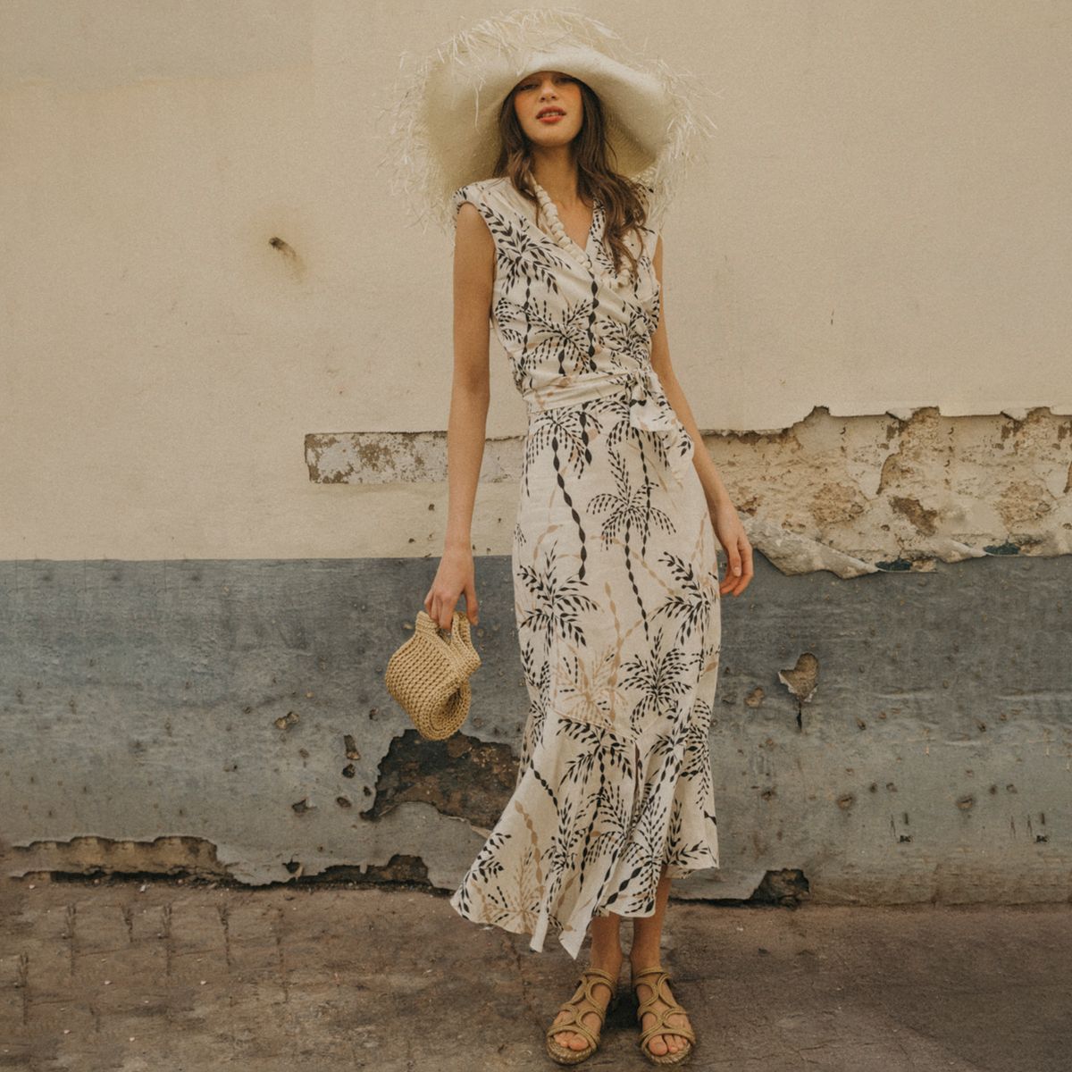 CHERUBINA - Falda Lino Mujer Cherubina