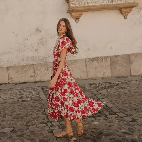 CHERUBINA - Vestido Midi Mujer