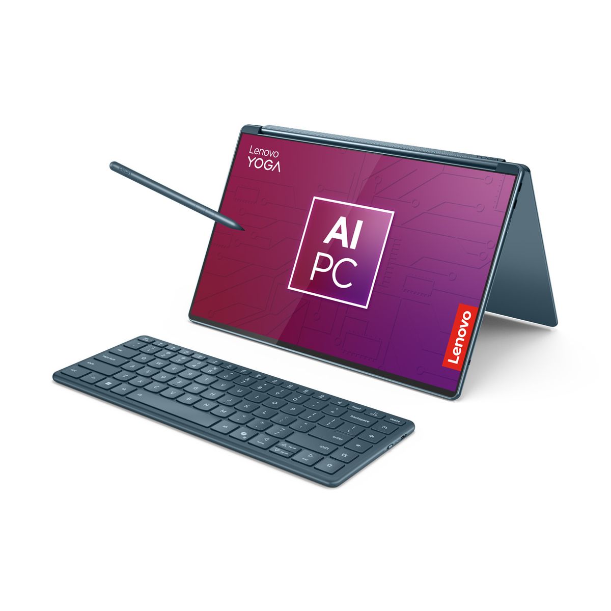 LENOVO - Notebook Yoga Book 9i Ultra 9 285H 32GB RAM 1TB SSD 14" 2.8K OLED 120Hz Tactil + Lápiz + Mouse + Sleeve Lenovo