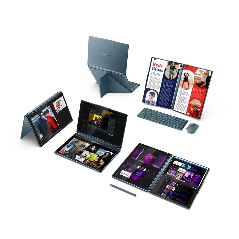 Lenovo Yoga Book 9i 83KJ001CCL Intel Core Ultra 9 285H 32GB 1TB 14" Tidal Teal, foto 6