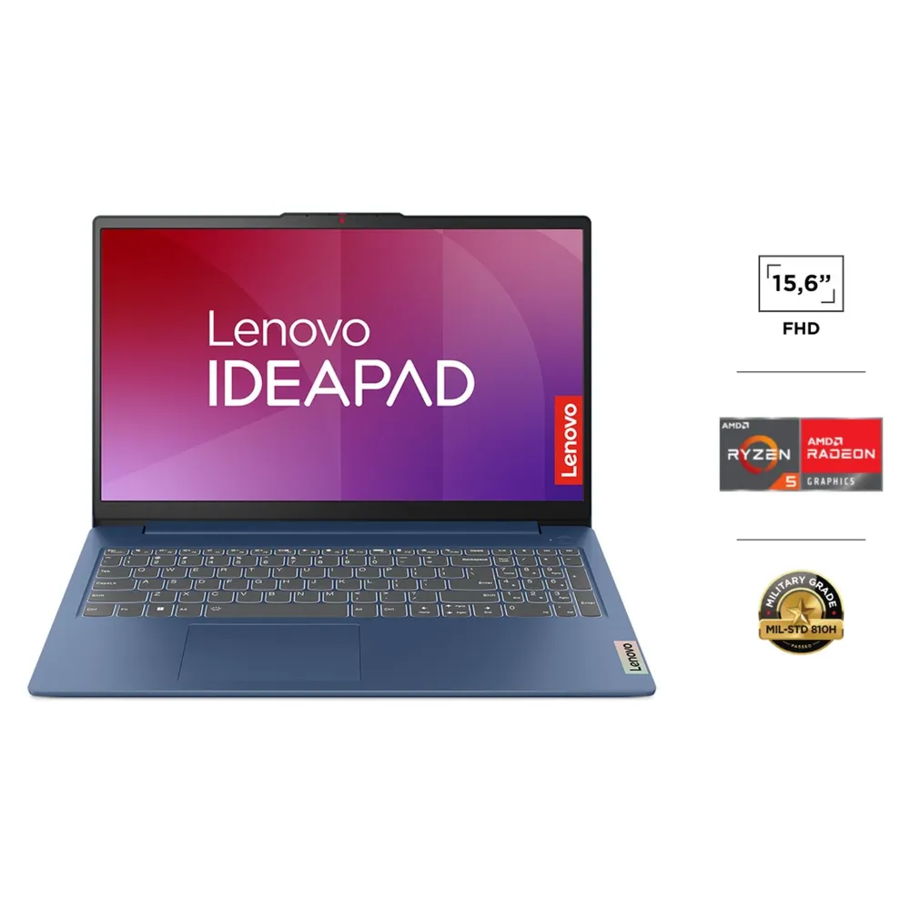 Lenovo IdeaPad Slim 3 82XM010XCL AMD Ryzen 5 8GB 512GB 15.6" Abyss Blue, foto 2